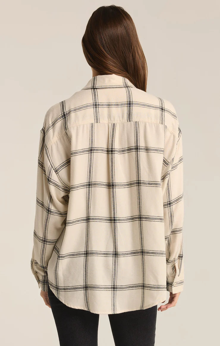 River Plaid Button-Up